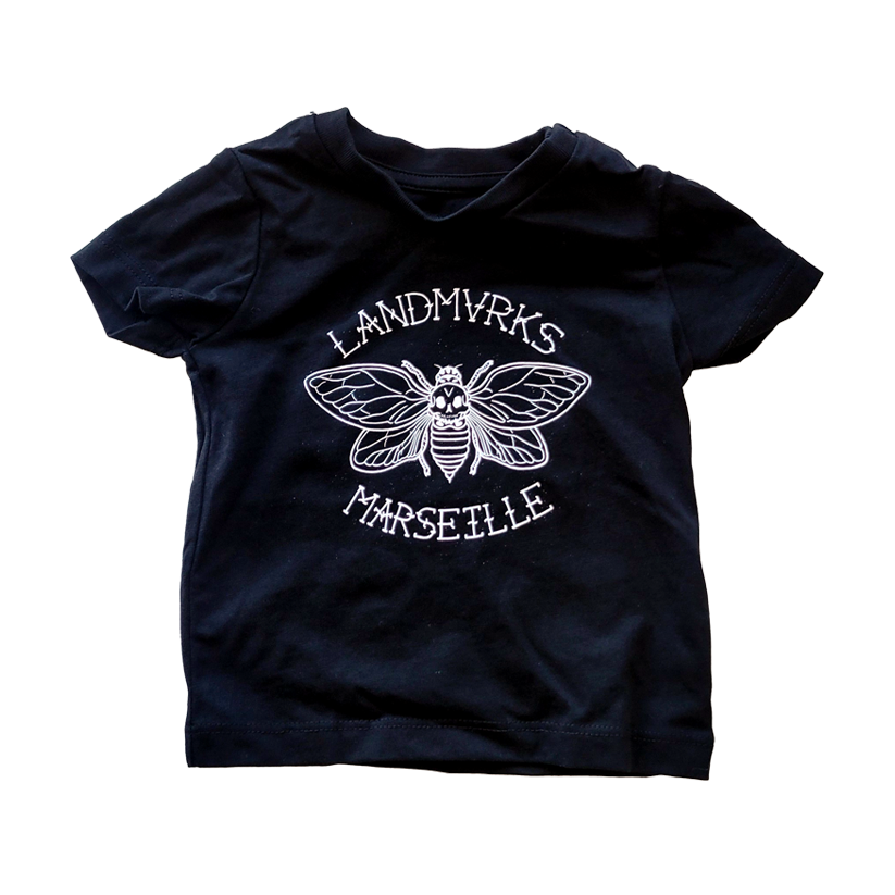 landmvrks gear Baby Black Tee