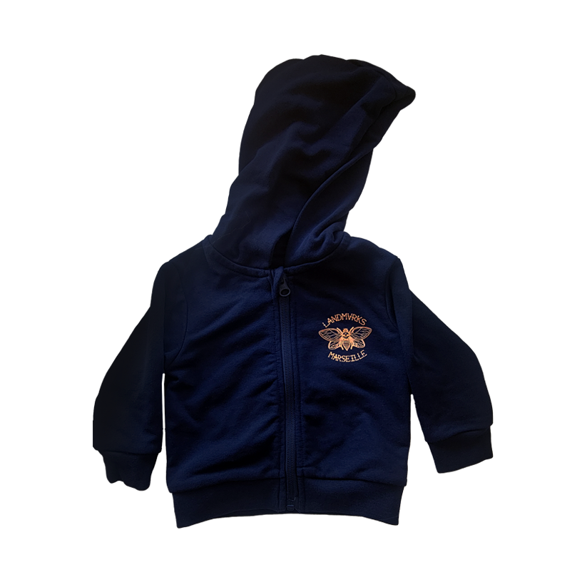 Baby Navy Hoodie Zip