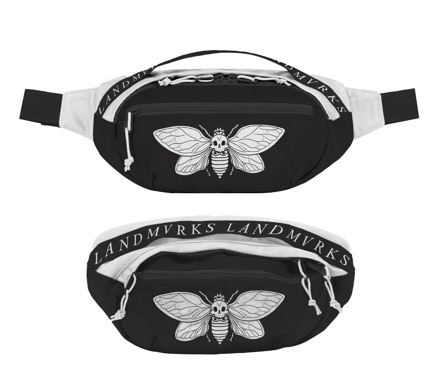 Black / White Bumbag