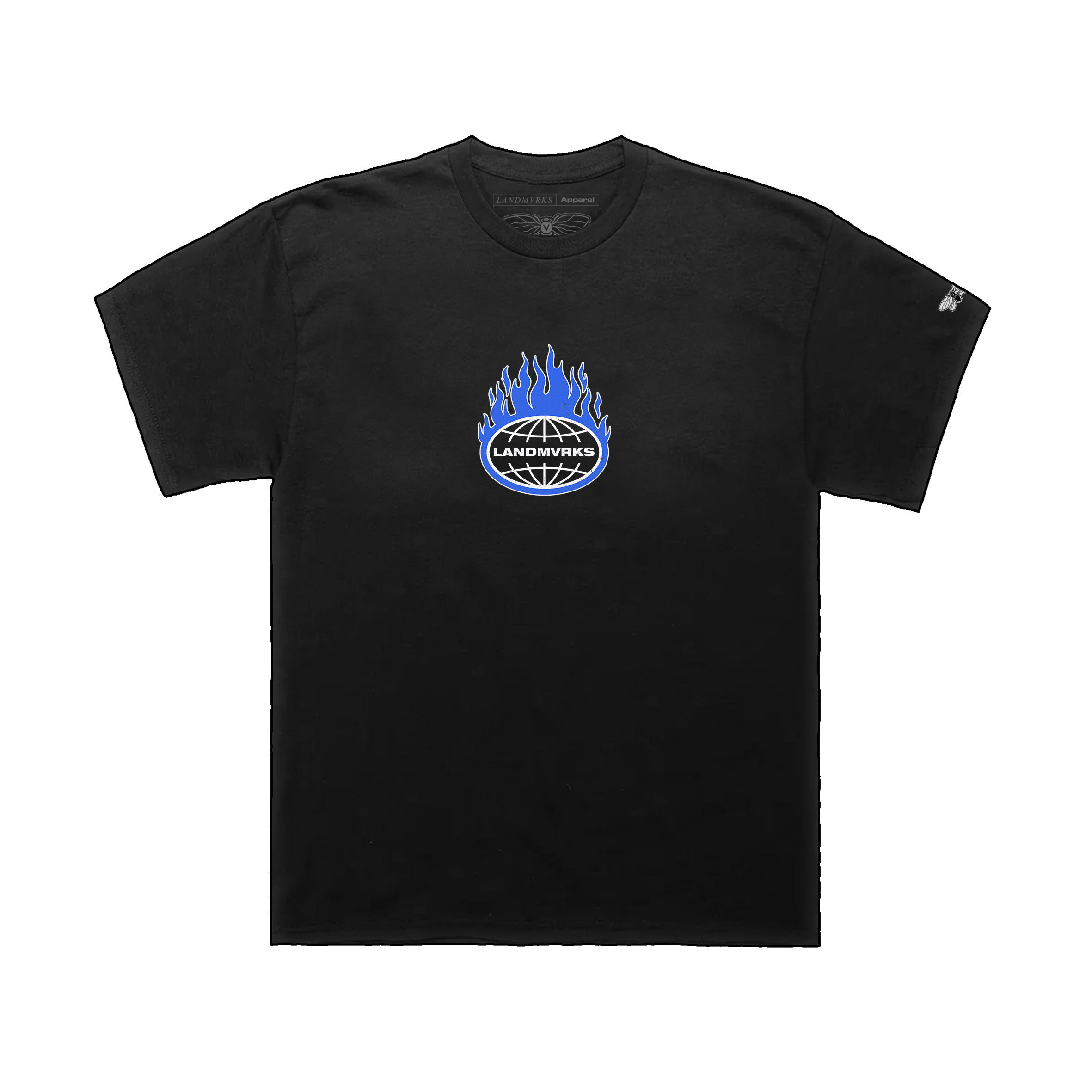 landmvrks gear Check Check Black Tee
