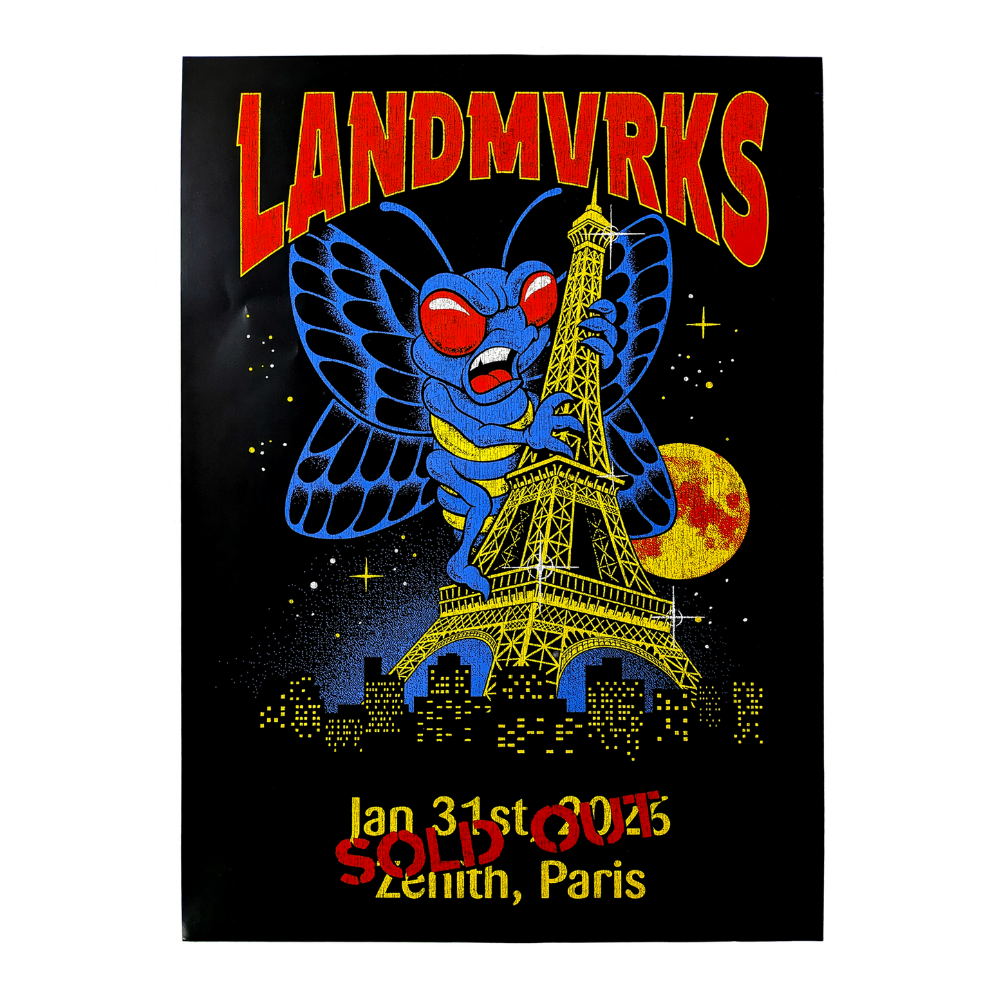 Paris x Marseille Zenith A2 Poster