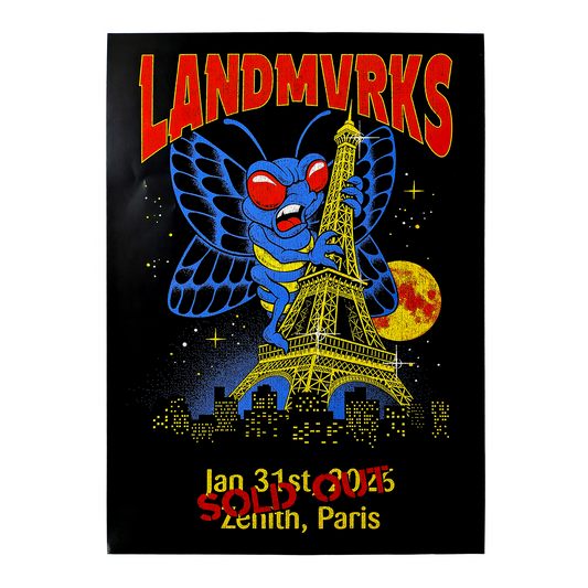 Paris x Marseille Zenith A2 Poster