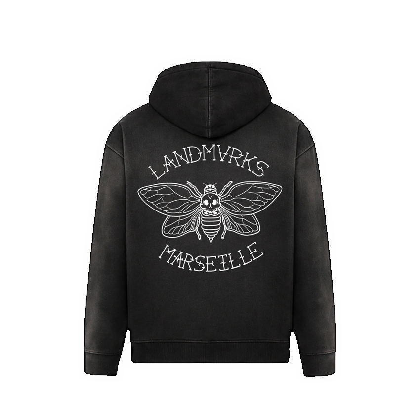 Cicada Embroidered Hoodie
