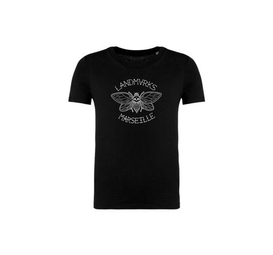 Kids Cicada Black Tee