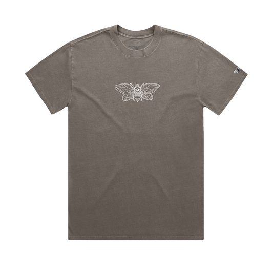 Cicada Heavy Faded Grey Tee